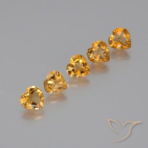 Achetez naturel 5,16ct doré citrine gems, forme de coeur, en provenance brésil chez gemselect. en stock, livraison internationale!
