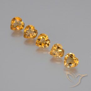 Achetez naturel 5,16ct doré citrine gems, forme de coeur, en provenance brésil chez gemselect. en stock, livraison internationale!
