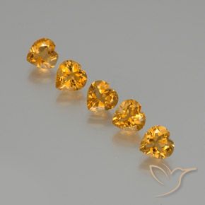Shop natural 5.59ct Or orange foncé Citrine gems, Cœur, from Brésil at GemSelect. In stock, global shipping!