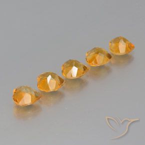 Achetez naturel 5.26ct Or orange foncé Citrine gems, Forme de coeur, En provenance Brésil chez GemSelect. En stock, livraison internationale!