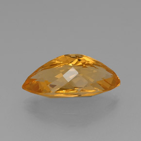 Citrine Jaune doré naturelle Marquise, 10.83 ct, VVS