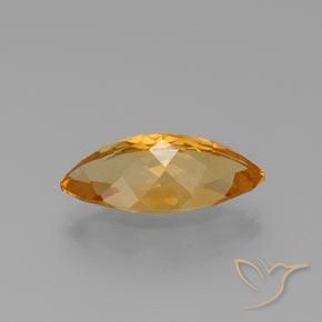 Citrine Or orange foncé naturelle Marquise, 6.65 ct, VVS-VS