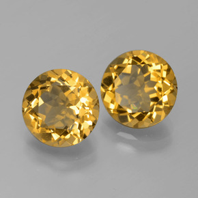 Achetez naturel ct jaune citrine gems, coupe roude, en provenance brésil chez gemselect. en stock, livraison internationale!