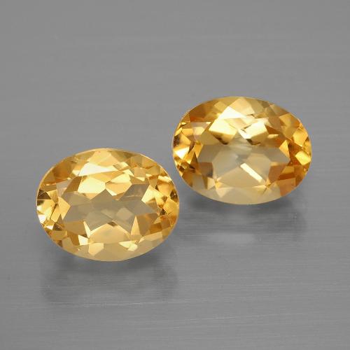 Achetez naturel 3,84ct doré citrine gems, coupe ovale, en provenance brésil chez gemselect. en stock, livraison internationale!