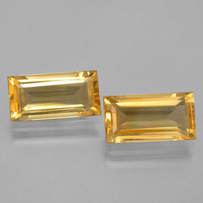 Achetez naturel ct or citrine gems, baguette, en provenance brésil chez gemselect. en stock, livraison internationale!