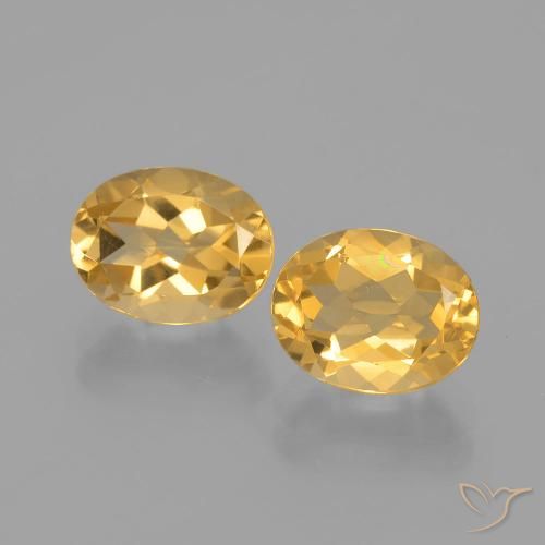 Achetez naturel 3,82ct doré citrine gems, coupe ovale, en provenance brésil chez gemselect. en stock, livraison internationale!