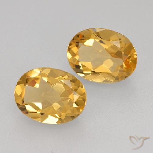 Shop natural 3.39ct Orange-or léger Citrine gems, ovale, from Brésil at GemSelect. In stock, global shipping!