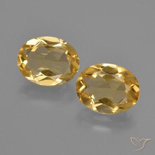 Achetez naturel 2.98ct Orange doré profond Citrine gems, Coupe ovale, En provenance Brésil chez GemSelect. En stock, livraison internationale!