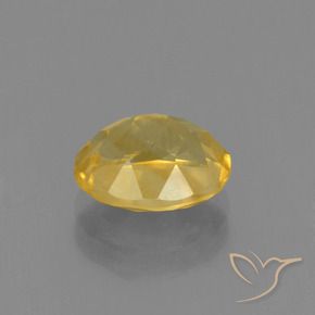 Citrine Orange Doré naturelle ovale, 1.89 ct, VVS-VS