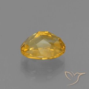 Citrine Doré foncé naturelle ovale, 2.08 ct, VVS-VS