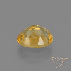Citrine Orange Doré naturelle ovale, 1.85 ct, VS