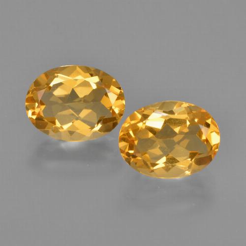 Achetez naturel 3.51ct Orange-or moyen-léger Citrine gems, Coupe ovale, En provenance Brésil chez GemSelect. En stock, livraison internationale!