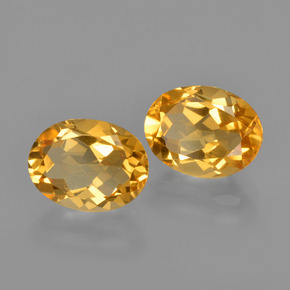 Achetez naturel 3.51ct Orange-or moyen-léger Citrine gems, Coupe ovale, En provenance Brésil chez GemSelect. En stock, livraison internationale!