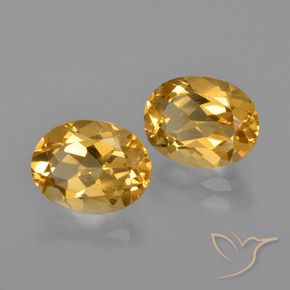 Achetez naturel 3.35ct Orange doré profond Citrine gems, Coupe ovale, En provenance Brésil chez GemSelect. En stock, livraison internationale!