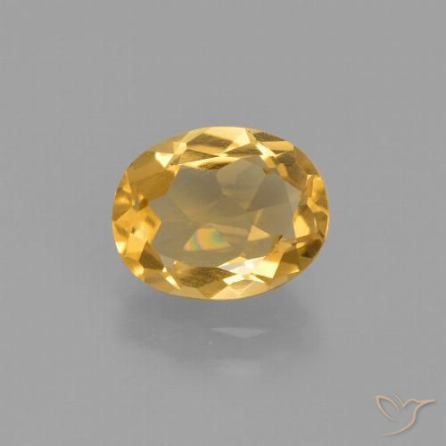 1.45ct Naturel Doré Citrine, ovale, VS