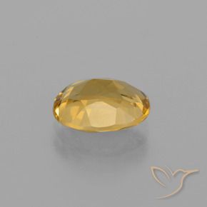 Citrine Doré naturelle ovale, 1.45 ct, VS