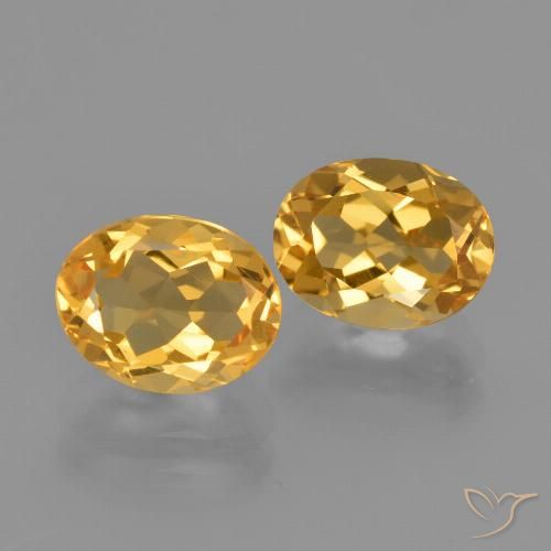Achetez naturel 3,69ct doré citrine gems, coupe ovale, en provenance brésil chez gemselect. en stock, livraison internationale!