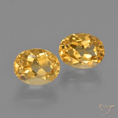 Achetez naturel 3,82ct orange-or léger citrine gems, coupe ovale, en provenance brésil chez gemselect. en stock, livraison internationale!
