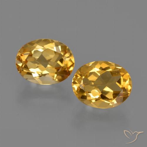 Achetez naturel 3,64ct doré citrine gems, coupe ovale, en provenance brésil chez gemselect. en stock, livraison internationale!