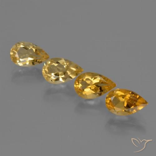Shop natural 3.03ct Doré foncé Citrine gems, En forme de poire, from Brésil at GemSelect. In stock, global shipping!