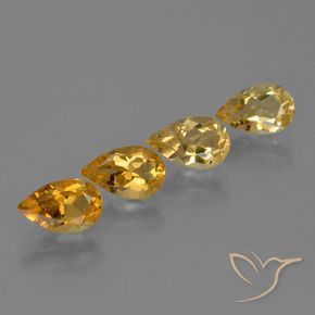 Shop natural 3.03ct Doré foncé Citrine gems, En forme de poire, from Brésil at GemSelect. In stock, global shipping!