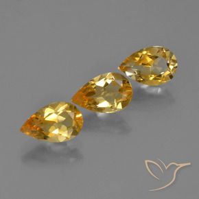 Shop natural 2.25ct Orange doré profond Citrine gems, En forme de poire, from Brésil at GemSelect. In stock, global shipping!