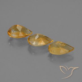 Shop natural 2.25ct Orange doré profond Citrine gems, En forme de poire, from Brésil at GemSelect. In stock, global shipping!
