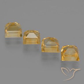 Achetez naturel 5.06ct Doré moyen-foncé Citrine gems, Carré, En provenance Brésil chez GemSelect. En stock, livraison internationale!