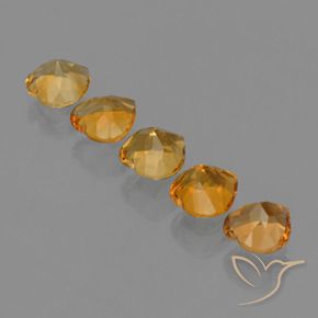 Shop natural 4.51ct Or orange foncé Citrine gems, Cœur, from Brésil at GemSelect. In stock, global shipping!