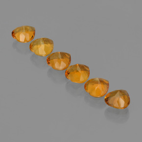 Achetez naturel 5.49ct Or Citrine gems, Forme de coeur, En provenance Brésil chez GemSelect. En stock, livraison internationale!