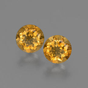 Achetez naturel ct Jaune doré Citrine gems, Coupe roude, En provenance Brésil chez GemSelect. En stock, livraison internationale!