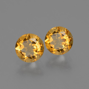 Achetez naturel ct Jaune doré Citrine gems, Coupe roude, En provenance Brésil chez GemSelect. En stock, livraison internationale!