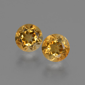 Achetez naturel ct Jaune doré Citrine gems, Coupe roude, En provenance Brésil chez GemSelect. En stock, livraison internationale!