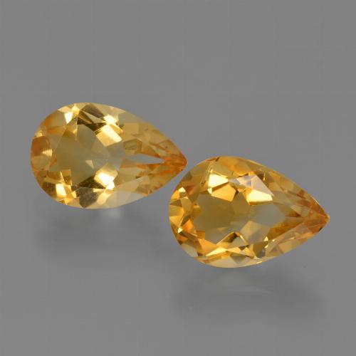 Achetez naturel 2.41ct Or orange foncé Citrine gems, En forme de poire, En provenance Brésil chez GemSelect. En stock, livraison internationale!