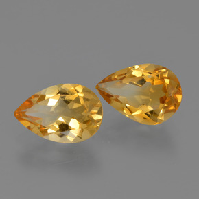 Achetez naturel 2.41ct Or orange foncé Citrine gems, En forme de poire, En provenance Brésil chez GemSelect. En stock, livraison internationale!