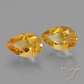 Shop natural 2.30ct Orange-or moyen-léger Citrine gems, En forme de poire, from Brésil at GemSelect. In stock, global shipping!