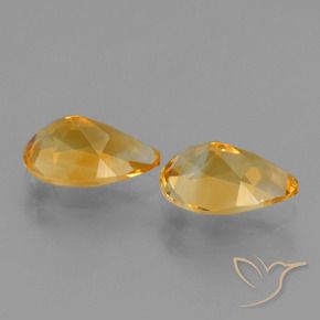 Shop natural 2.30ct Orange-or moyen-léger Citrine gems, En forme de poire, from Brésil at GemSelect. In stock, global shipping!