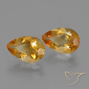 Shop natural 2.37ct Or orange foncé Citrine gems, En forme de poire, from Brésil at GemSelect. In stock, global shipping!