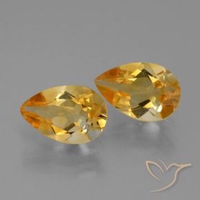 Shop natural 2.17ct Doré-orange foncé Citrine gems, En forme de poire, from Brésil at GemSelect. In stock, global shipping!
