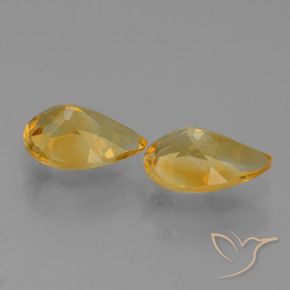 Shop natural 2.17ct Doré-orange foncé Citrine gems, En forme de poire, from Brésil at GemSelect. In stock, global shipping!