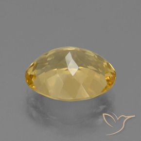 Citrine Doré naturelle ovale, 5.09 ct, VVS