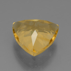Citrine or naturelle trillion, 5,96 ct, VS