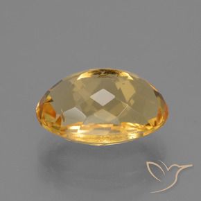 Citrine Doré foncé naturelle ovale, 4.73 ct, VVS