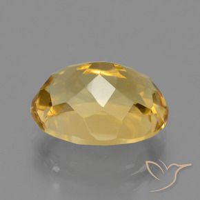 Citrine Doré léger naturelle ovale, 3.62 ct, VVS