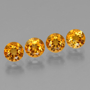 Achetez naturel ct Jaune doré Citrine gems, Coupe roude, En provenance Brésil chez GemSelect. En stock, livraison internationale!