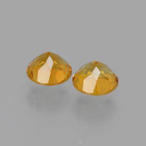 Achetez naturel 0.96ct Jaune doré Citrine gems, Coupe roude, En provenance Brésil chez GemSelect. En stock, livraison internationale!