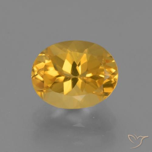 2.58ct Naturel Orange Doré Citrine, ovale, VVS-VS