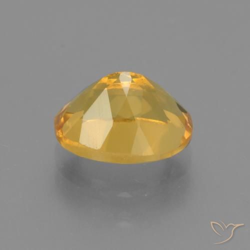 Citrine Orange Doré naturelle ovale, 2.58 ct, VVS-VS