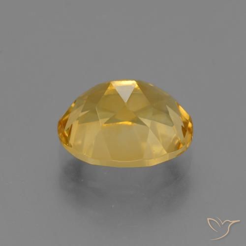 Citrine Orange Doré naturelle ovale, 2.60 ct, VVS