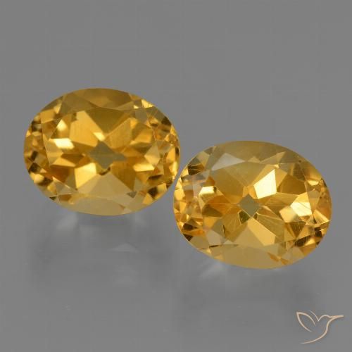 Achetez naturel 6,30ct orange doré profond citrine gems, coupe ovale, en provenance brésil chez gemselect. en stock, livraison internationale!